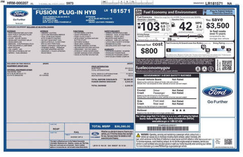 2020 Ford Fusion Energi Titanium