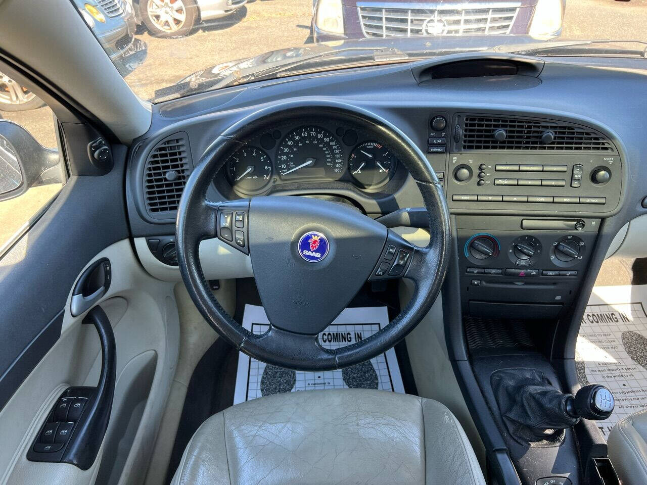 Black 2004 Saab 9-3 Linear 4dr Linear Turbo Sedan 18