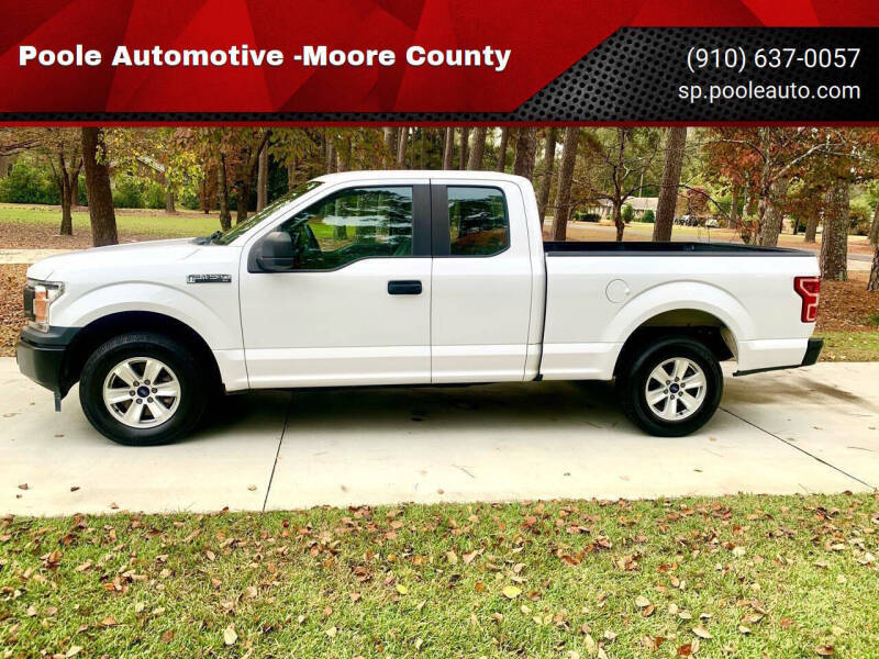 2019 Ford F-150 for sale at Poole Automotive -Moore County in Aberdeen NC