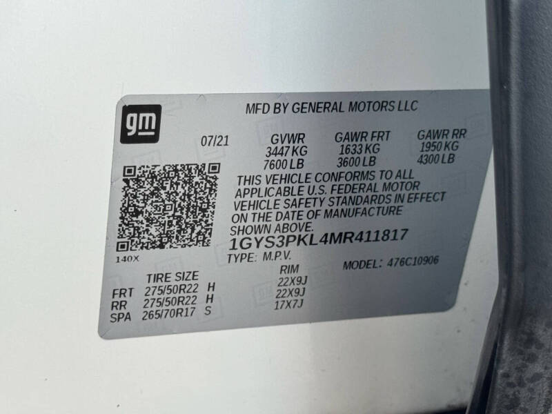 2021 Cadillac Escalade ESV Sport