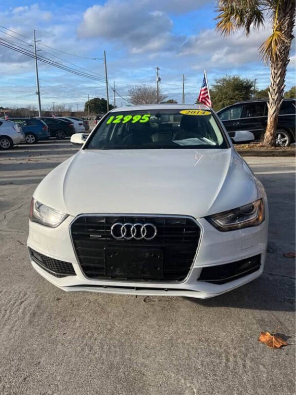 Used 2014 Audi A4 Premium with VIN WAUFFAFL9EN038723 for sale in Wilmington, NC