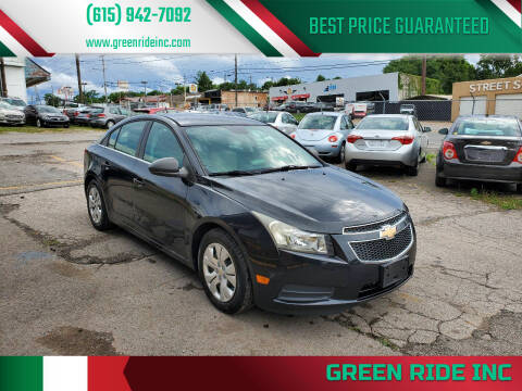 2012 Chevrolet Cruze for sale at Green Ride Inc in Nashville TN