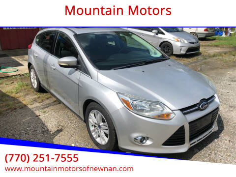 2012 Ford Focus for sale at Mountain Motors in Newnan GA