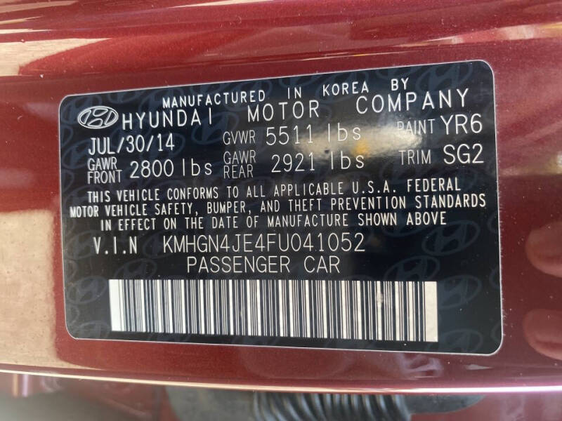 2015 Hyundai Genesis