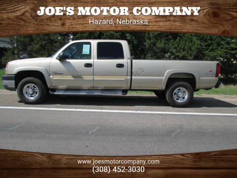 2004 Chevrolet Silverado 2500HD for sale at Joe's Motor Company in Hazard NE