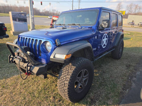 2019 Jeep Wrangler Unlimited for sale at Cruisin' Auto Sales in Madison IN