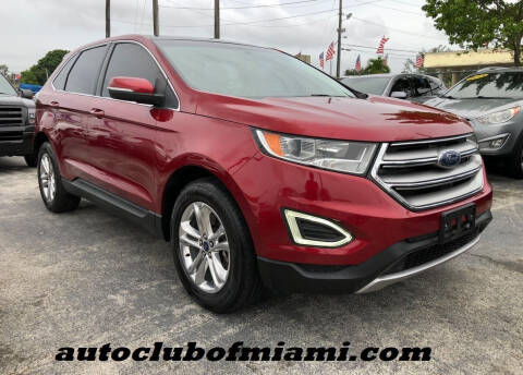 2015 Ford Edge for sale at AUTO CLUB OF MIAMI, INC in Miami FL