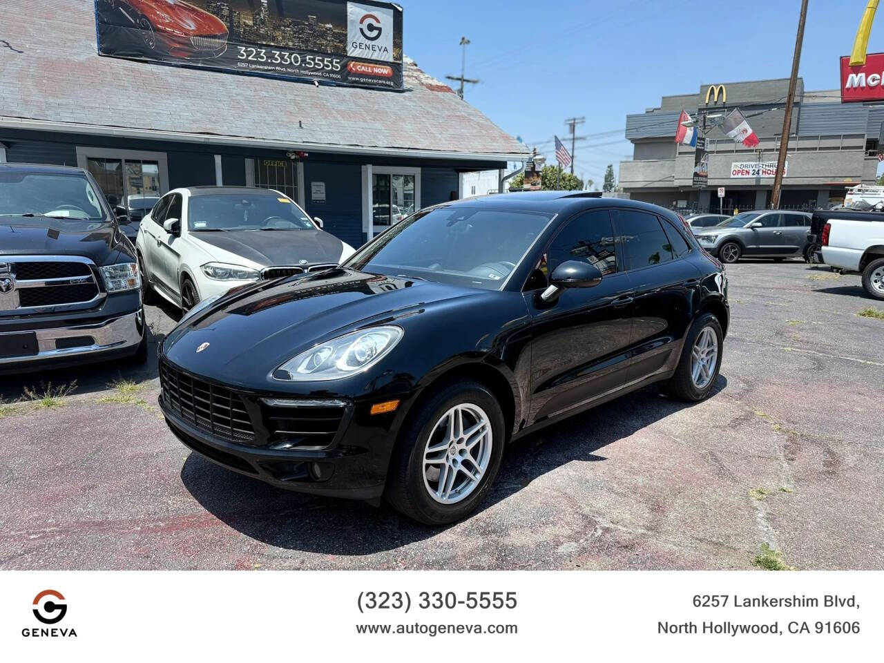 Black 2018 Porsche Macan Base AWD 4dr SUV 1