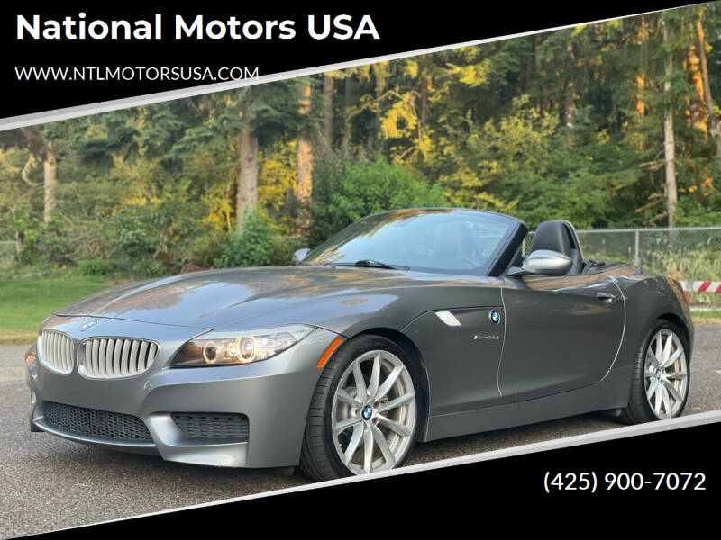 2011 BMW Z4 for sale at National Motors USA in Bellevue WA