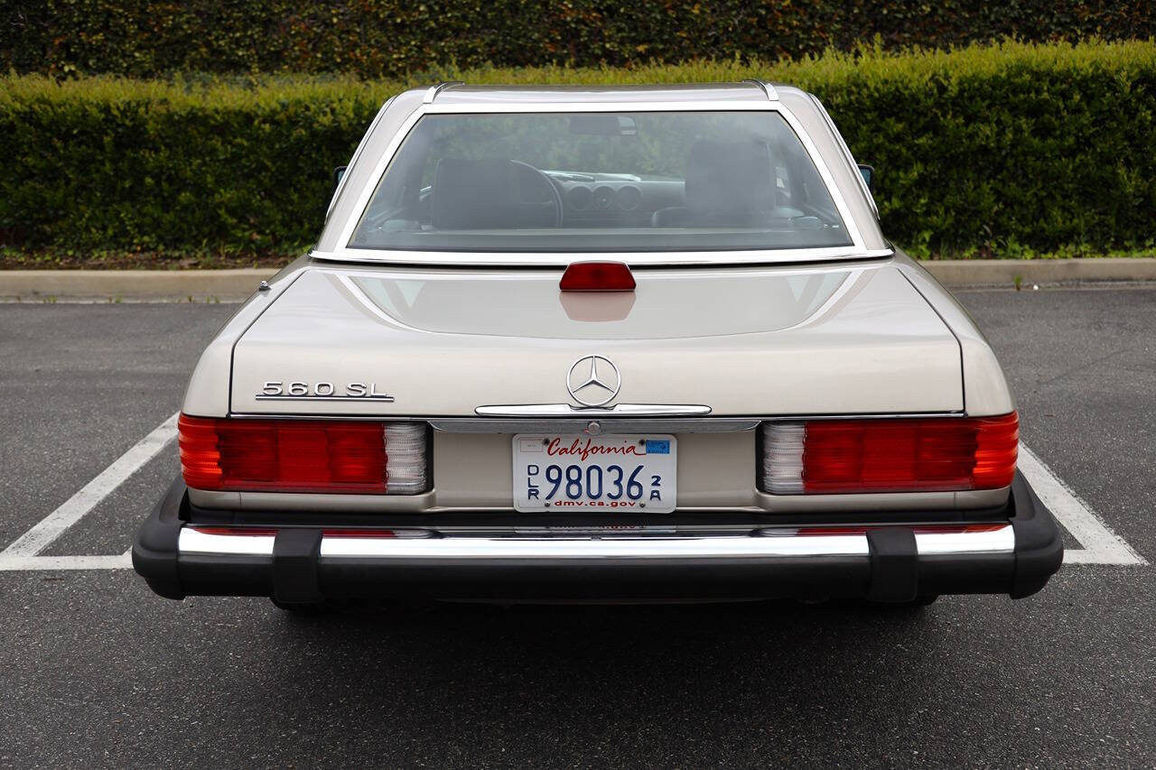 1987 Mercedes-Benz 560-Class for sale at DE AUTOS INC in San Juan Capistrano, CA