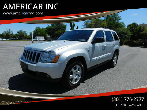 2010 Jeep Grand Cherokee for sale at AMERICAR INC in Laurel MD