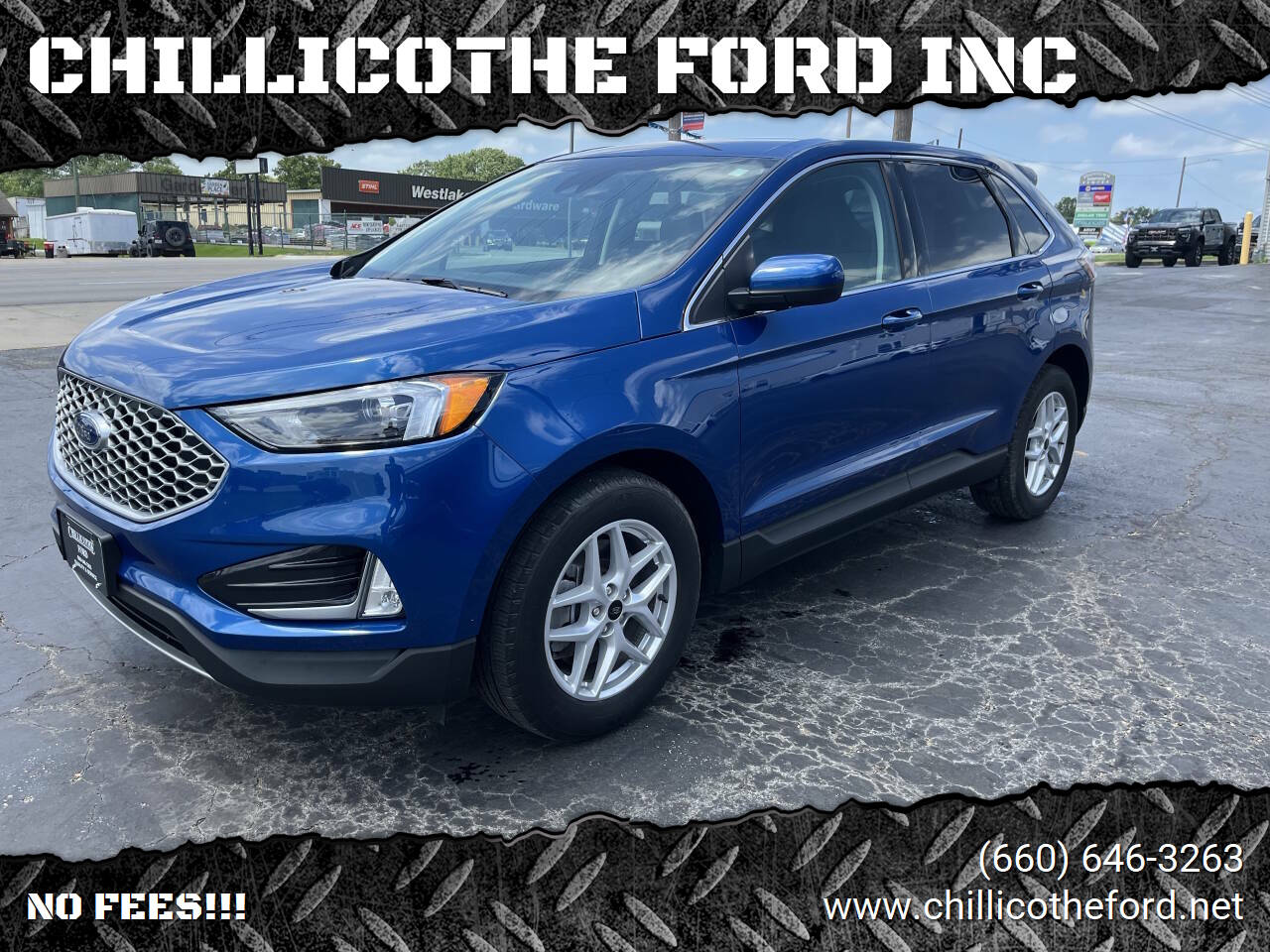 Atlas Blue 2024 Ford Edge SUV / Crossover All-Wheel Drive 8-Speed Automatic