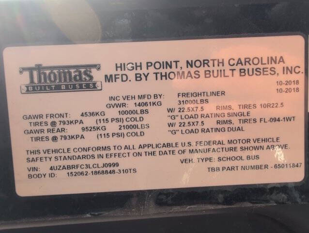 2020 Freightliner B2 Chassis