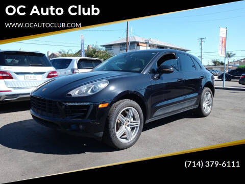 2017 Porsche Macan for sale at OC Auto Club in Midway City CA