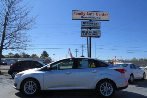 2015 Ford Focus for sale at FAMILY AUTO CENTER in Greenville NC