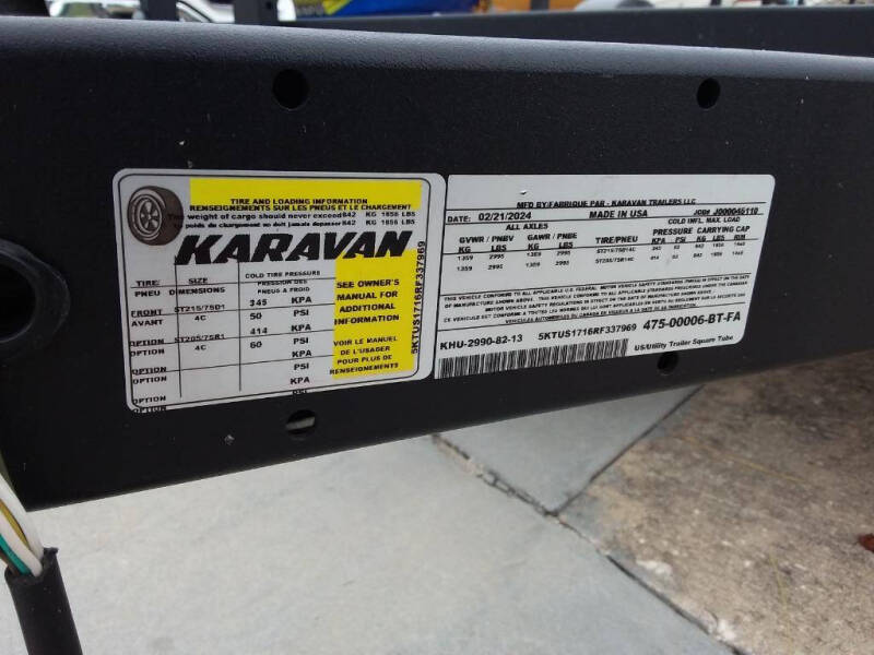 2024 Karavan 6.8'X13' 2990-82-13