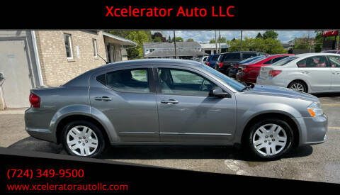 2012 Dodge Avenger for sale at Xcelerator Auto LLC in Indiana PA
