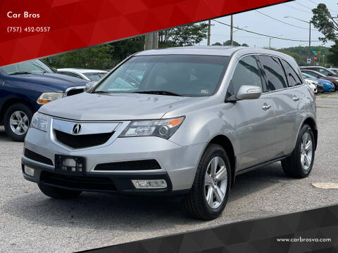 2010 Acura MDX for sale at Car Bros in Virginia Beach VA