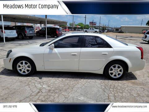 2007 Cadillac CTS for sale at Meadows Motor Company in Cleburne TX