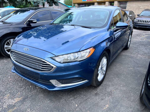 2018 Ford Fusion for sale at NORTH CHICAGO MOTORS INC in North Chicago IL