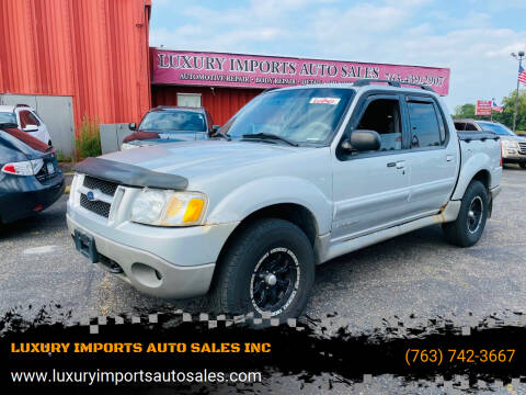 2002 Ford Explorer Sport Trac for sale at LUXURY IMPORTS AUTO SALES INC in North Branch MN
