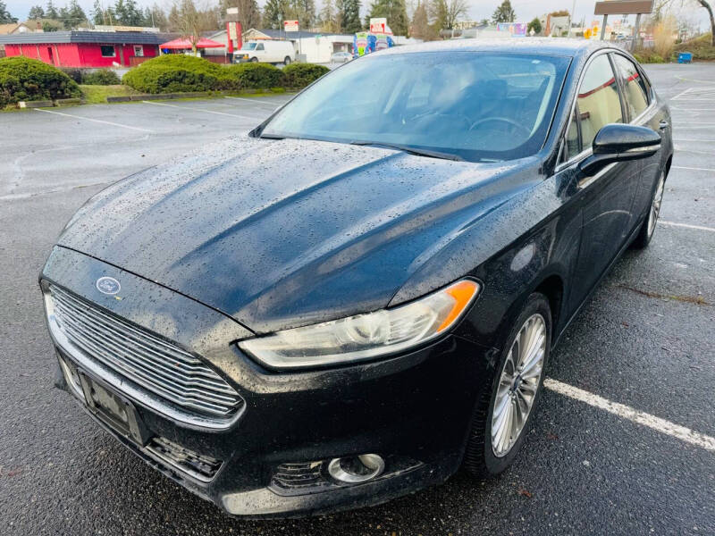 Used 2014 Ford Fusion Titanium with VIN 3FA6P0K90ER178683 for sale in Tacoma, WA