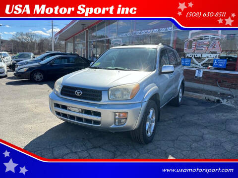 2003 Toyota RAV4 for sale at USA Motor Sport inc in Marlborough MA