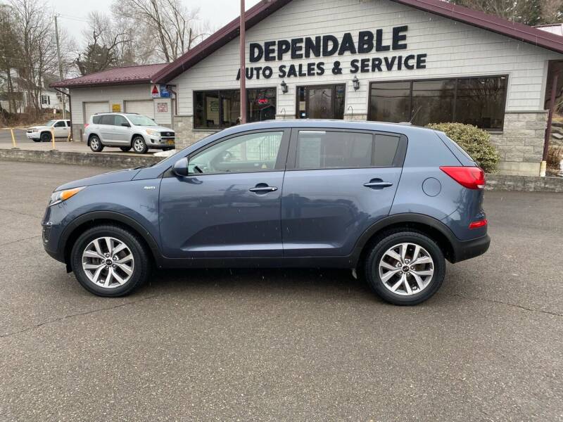 2016 Kia Sportage for sale at Dependable Auto Sales and Service in Binghamton NY