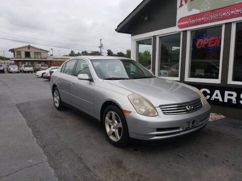 2003 Infiniti G35 for sale at Martins Auto Sales in Shelbyville KY