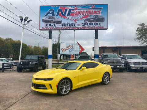2017 Chevrolet Camaro for sale at ANF AUTO FINANCE in Houston TX