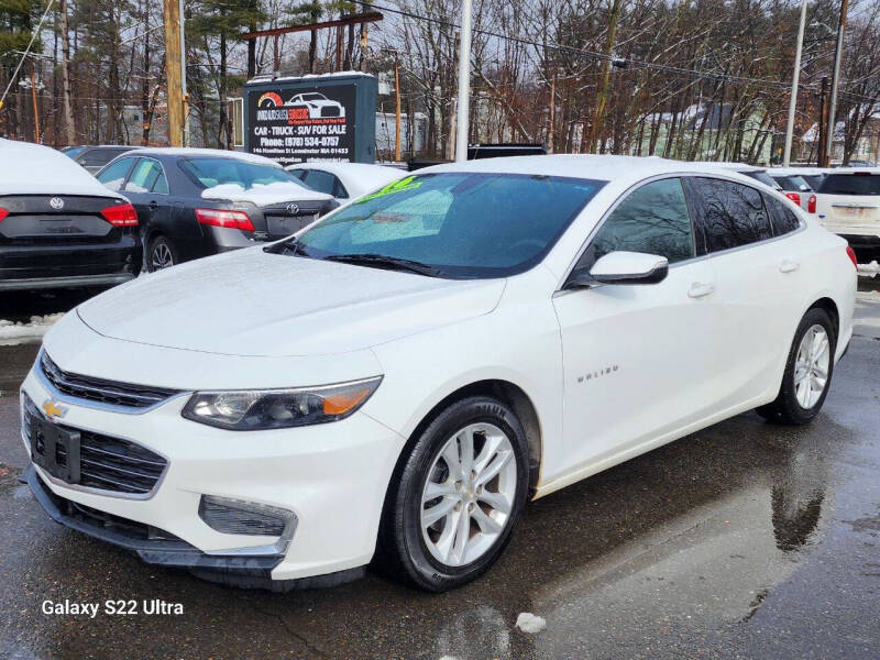 2016 Chevrolet Malibu for sale at United Auto Sales & Service Inc in Leominster MA