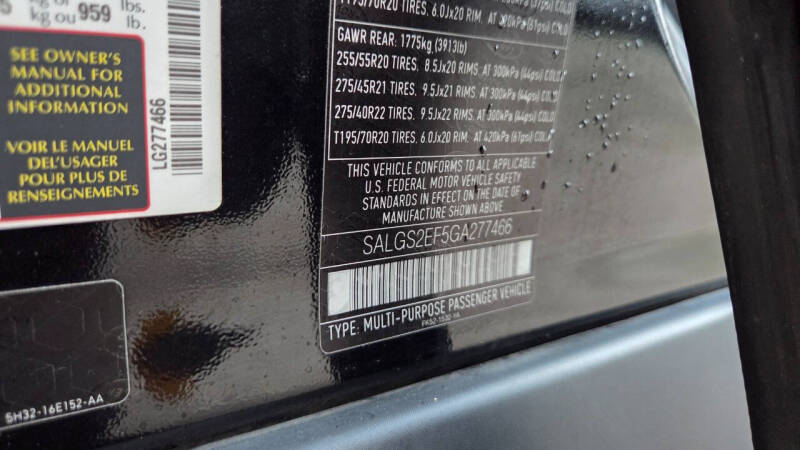 2016 Land Rover Range Rover Supercharged