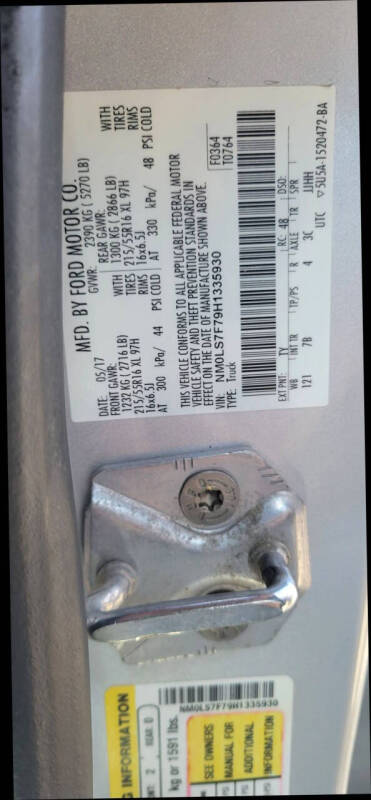 2017 Ford Transit Connect XLT