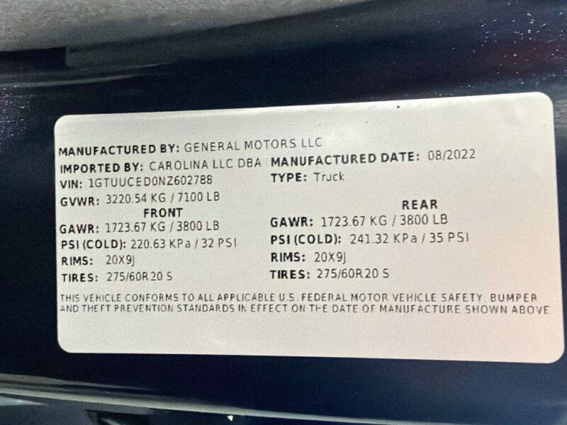 2022 GMC Sierra 1500