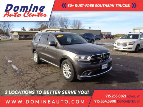 2015 Dodge Durango for sale at Domine Auto Center in Loyal WI