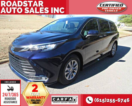 2022 Toyota Sienna for sale at Roadstar Auto Sales Inc in Nashville TN