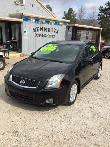 2010 Nissan Sentra for sale at Bennett Etc. in Richburg SC