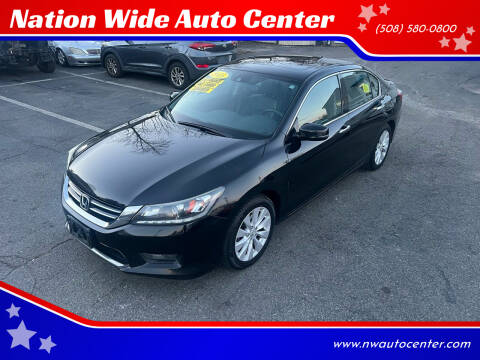 2015 Honda Accord for sale at Nation Wide Auto Center in Brockton MA