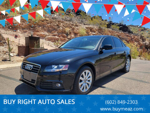2012 Audi A4 for sale at BUY RIGHT AUTO SALES in Phoenix AZ