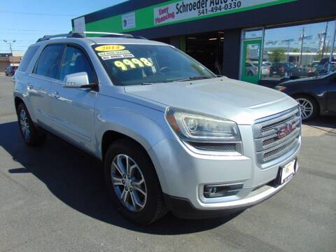 2014 GMC Acadia for sale at Schroeder Auto Wholesale in Medford OR