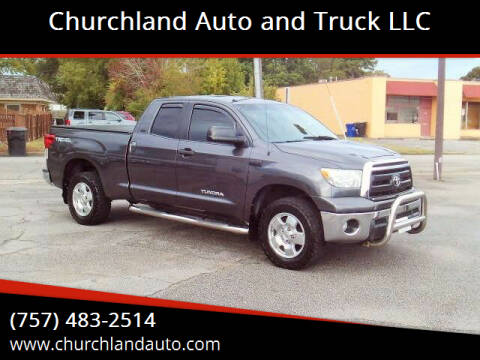 2012 Toyota Tundra for sale at Churchland Auto and Truck LLC in Portsmouth VA