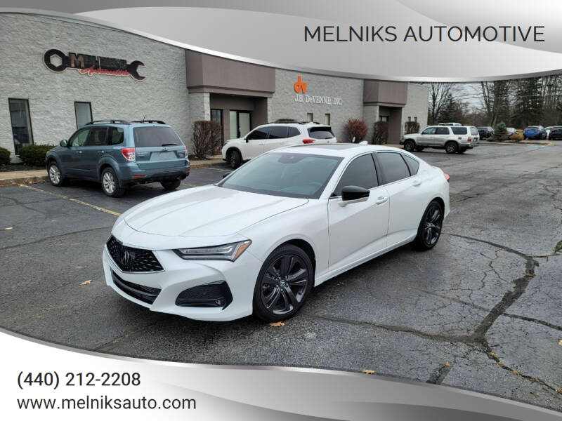 2021 Acura TLX for sale at Melniks Automotive in Berea OH