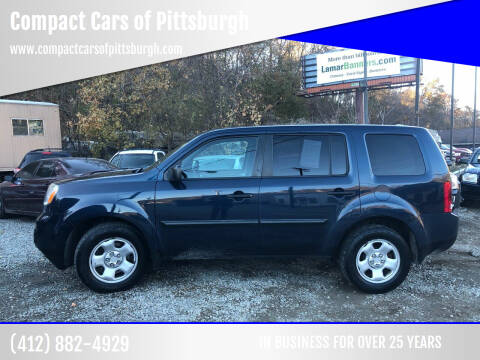 2012 Honda Pilot for sale at Compact Cars of Pittsburgh in Pittsburgh PA