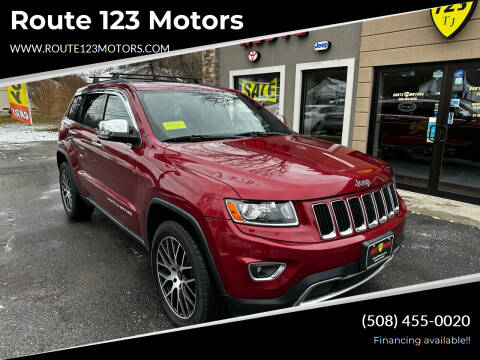 2014 Jeep Grand Cherokee for sale at Route 123 Motors in Norton MA