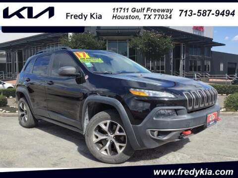 2017 Jeep Cherokee for sale at FREDYS CARS FOR LESS in Houston TX