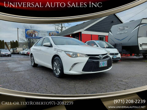 2015 Toyota Camry for sale at Universal Auto Sales Inc in Salem OR