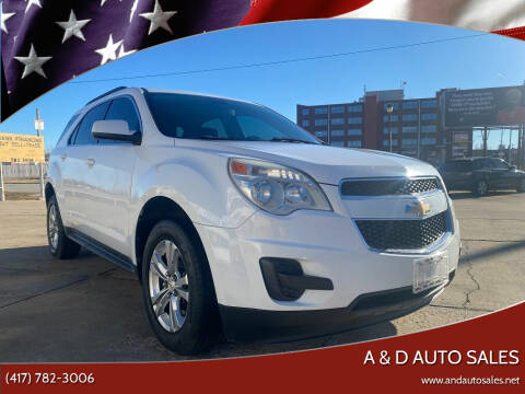 2011 Chevrolet Equinox for sale at A & D Auto Sales in Joplin MO