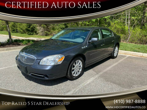 2011 Buick Lucerne for sale at CERTIFIED AUTO SALES in Gambrills MD