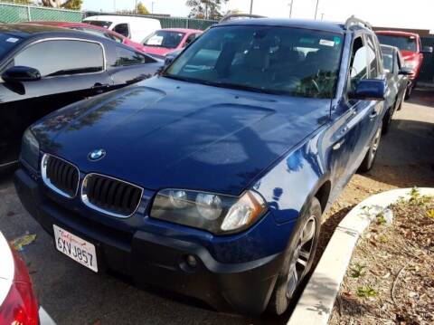 2005 BMW X3 for sale at SoCal Auto Auction in Ontario CA