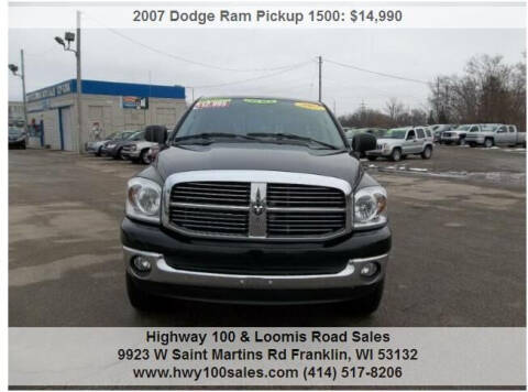 2007 Dodge Ram Pickup 1500 for sale at Highway 100 & Loomis Road Sales in Franklin WI